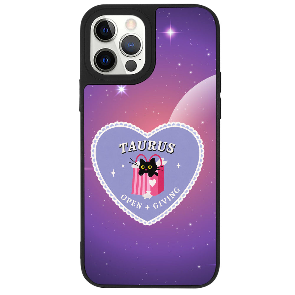 iPhone 12 Pro Boğa Burcu Heart In Stars Telefon Kılıfı - Popsoketsiz
