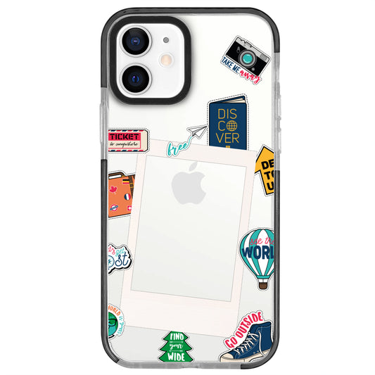 iPhone 12 De Tour Polaroid Telefon Kılıfı