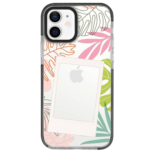 iPhone 12 Leaves Polaroid Telefon Kılıfı