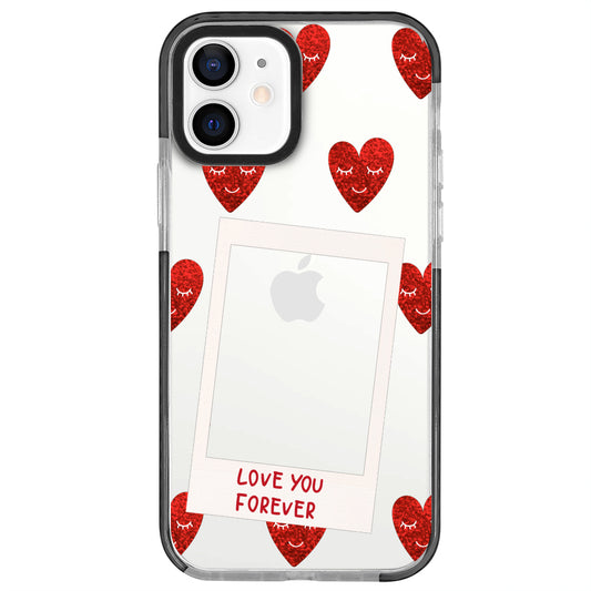 iPhone 12 Love You Forever Polaroid Telefon Kılıfı