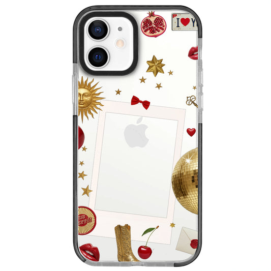 iPhone 12 Love You Polaroid Telefon Kılıfı