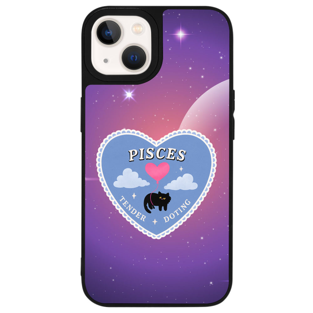 iPhone 13 Balık Burcu Heart In Stars Telefon Kılıfı - Popsoketsiz