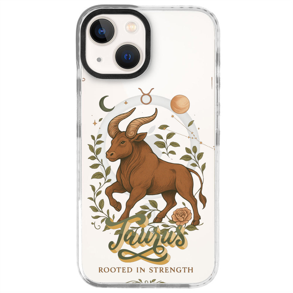 iPhone 13 Boğa Burcu Way of Aries Telefon Kılıfı - Beyaz