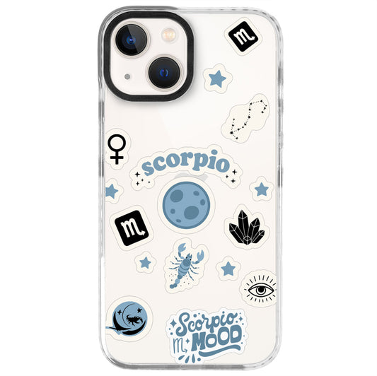 iPhone 13 Mini Akrep Burcu Sweet Rules Telefon Kılıfı - Beyaz