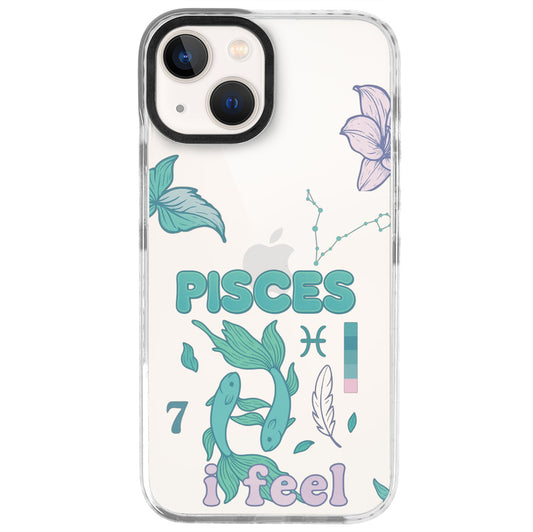 iPhone 13 Mini Balık Burcu The Emperor Telefon Kılıfı - Beyaz