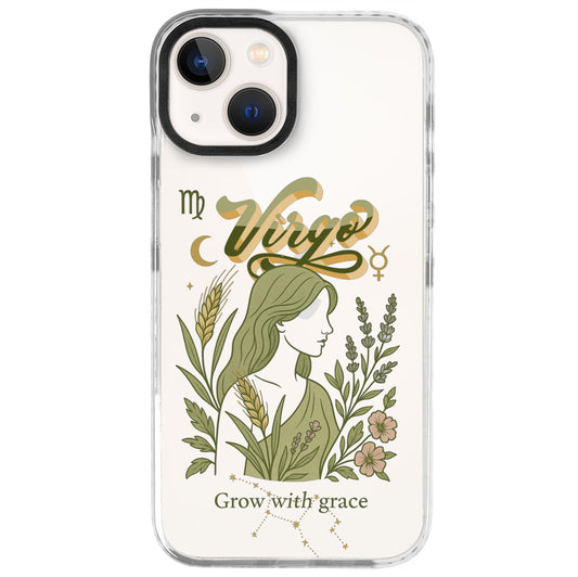 iPhone 13 Mini Başak Burcu Way of Aries Telefon Kılıfı - Beyaz