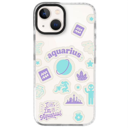 iPhone 13 Mini Kova Burcu Sweet Rules Telefon Kılıfı - Beyaz