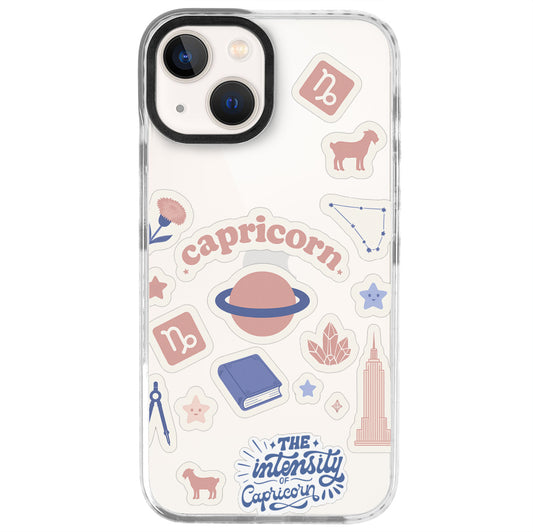 iPhone 13 Mini Oğlak Burcu Sweet Rules Telefon Kılıfı - Beyaz