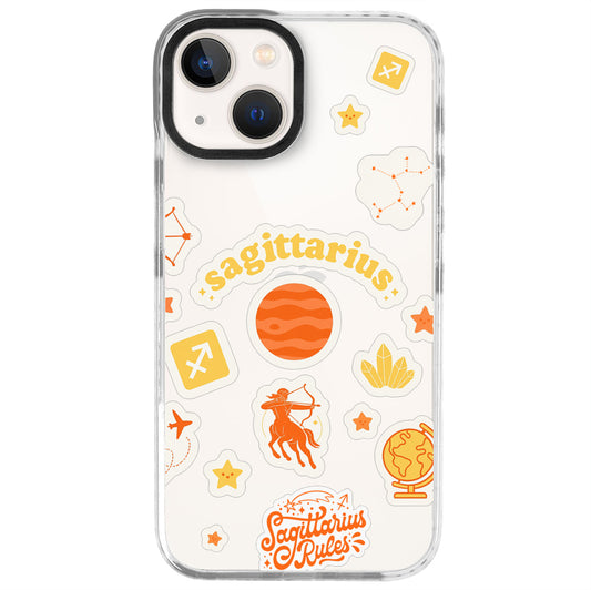 iPhone 13 Mini Yay Burcu Sweet Rules Telefon Kılıfı - Beyaz