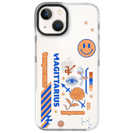 iPhone 13 Mini Yay Burcu The Emperor Telefon Kılıfı - Beyaz