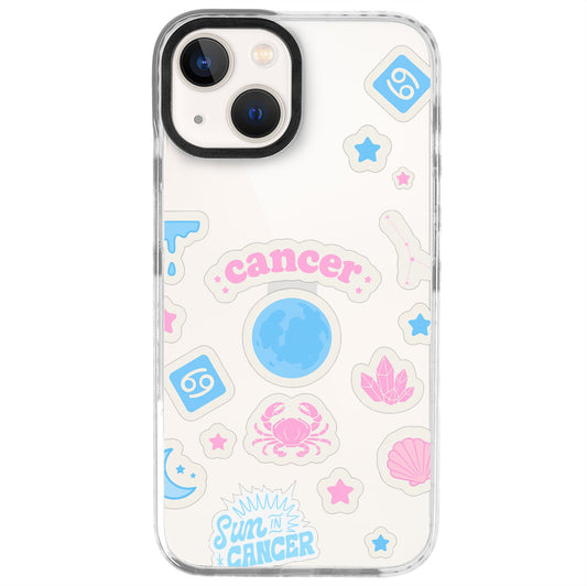 iPhone 13 Mini Yengeç Burcu Sweet Rules Telefon Kılıfı - Beyaz