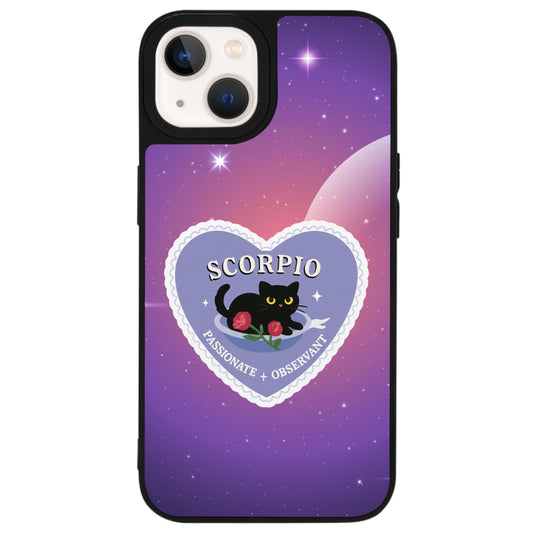 iPhone 13 Mini Akrep Burcu Heart In Stars Telefon Kılıfı - Popsoketsiz