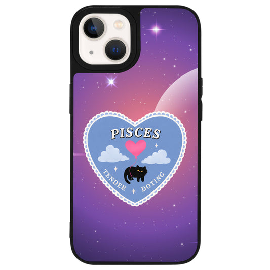 iPhone 13 Mini Balık Burcu Heart In Stars Telefon Kılıfı - Popsoketsiz