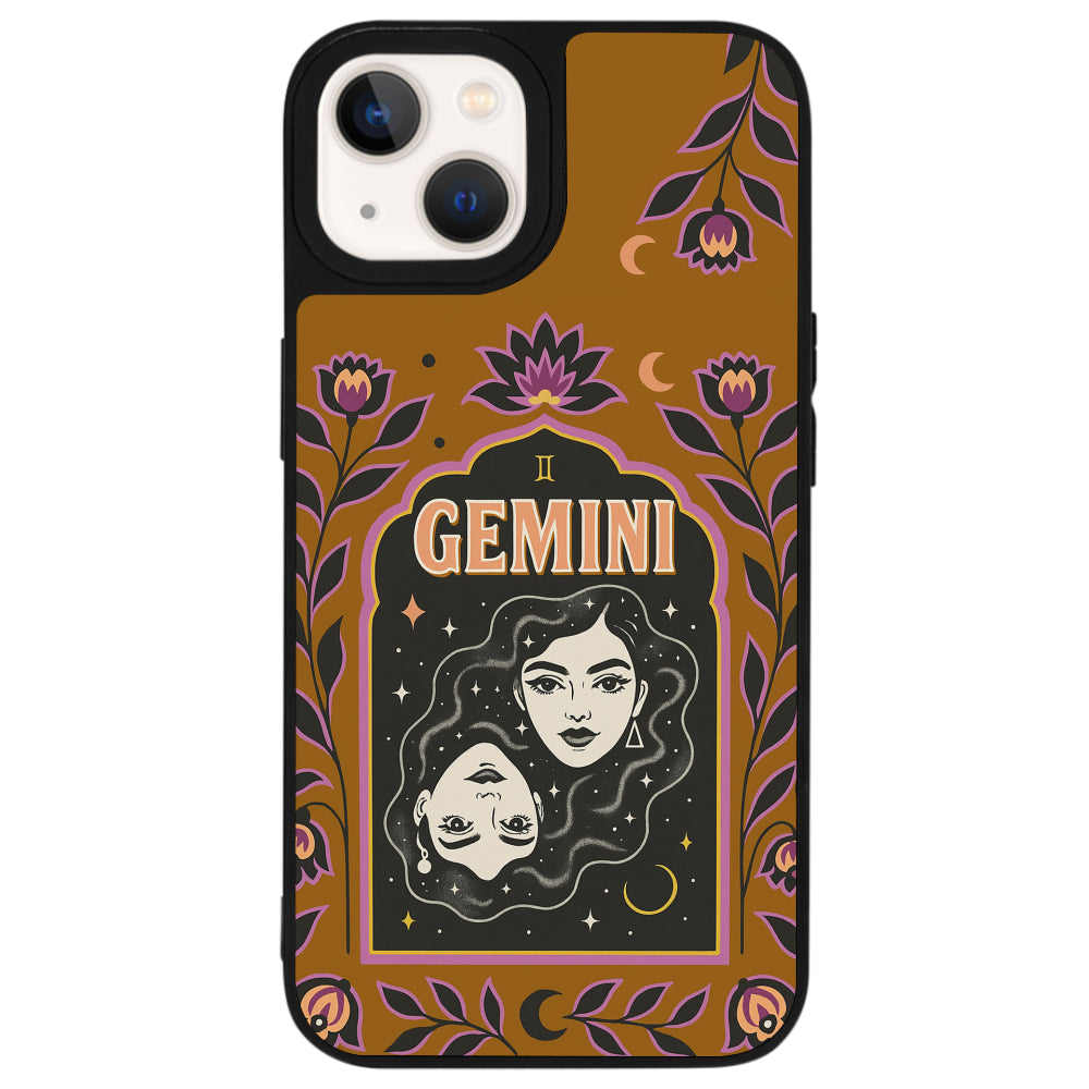 iPhone 13 Mini İkizler Burcu Night Stars Telefon Kılıfı - Popsoketsiz