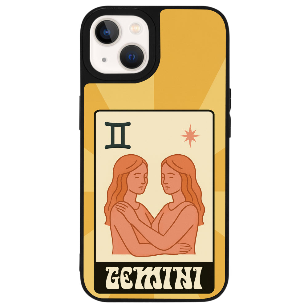 iPhone 13 Mini İkizler Burcu Sun Light Stars Telefon Kılıfı - Popsoketsiz