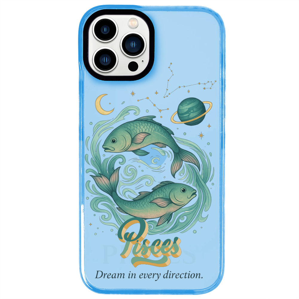 iPhone 13 Pro Balık Burcu Way of Aries Telefon Kılıfı - Azure