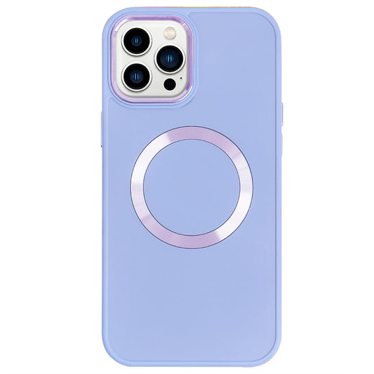 Apple iPhone 14 Pro Renkli Magsafe Case Lila