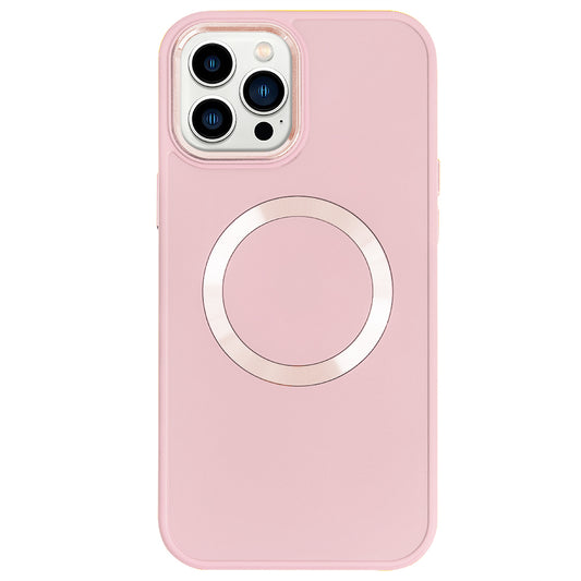 Apple iPhone 13 Pro Max Renkli Magsafe Case Pembe