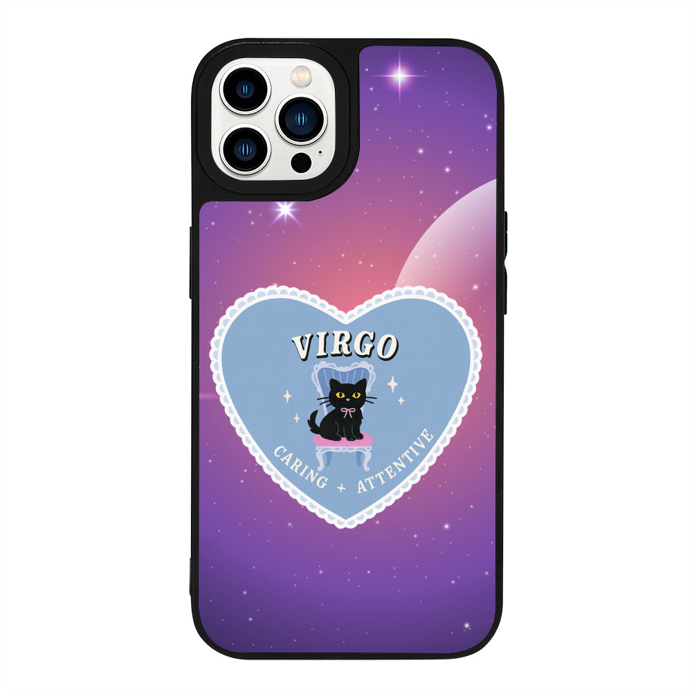 iPhone 13 Pro Max Başak Burcu Heart In Stars Telefon Kılıfı - Popsoketsiz