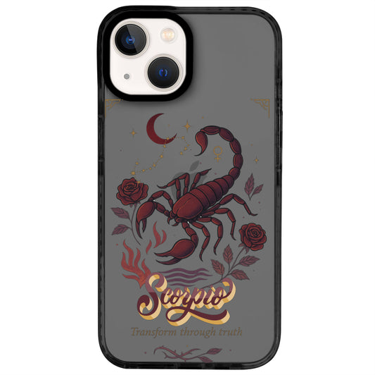 iPhone 14 Akrep Burcu Way of Aries Telefon Kılıfı - Cool Black