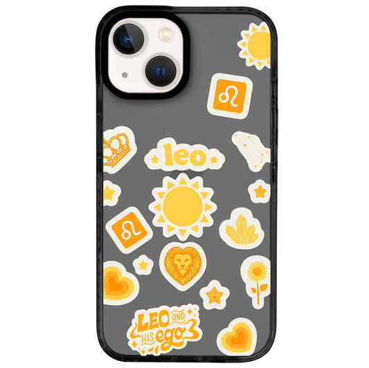 iPhone 14 Aslan Burcu Sweet Rules Telefon Kılıfı - Cool Black