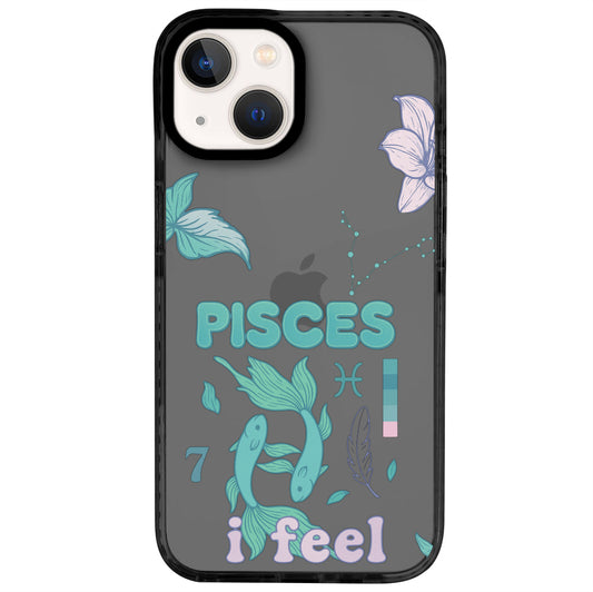 iPhone 14 Balık Burcu The Emperor Telefon Kılıfı - Cool Black