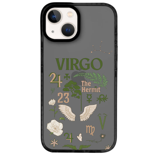 iPhone 14 Başak Burcu The Emperor Telefon Kılıfı - Cool Black