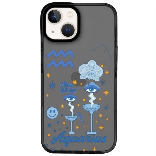 iPhone 14 Kova Burcu The Emperor Telefon Kılıfı - Cool Black