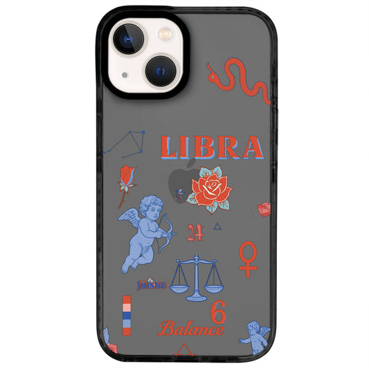 iPhone 14 Terazi Burcu The Emperor Telefon Kılıfı - Cool Black