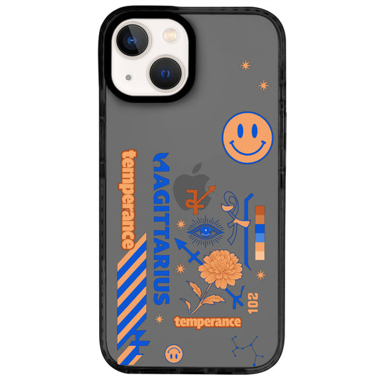 iPhone 14 Yay Burcu The Emperor Telefon Kılıfı - Cool Black