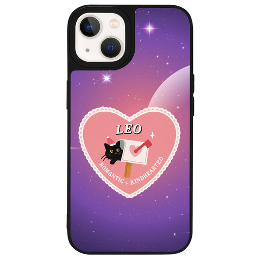 iPhone 14 Aslan Burcu Heart In Stars Telefon Kılıfı - Popsoketsiz