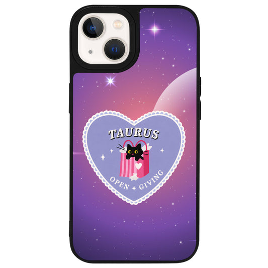 iPhone 14 Boğa Burcu Heart In Stars Telefon Kılıfı - Popsoketsiz