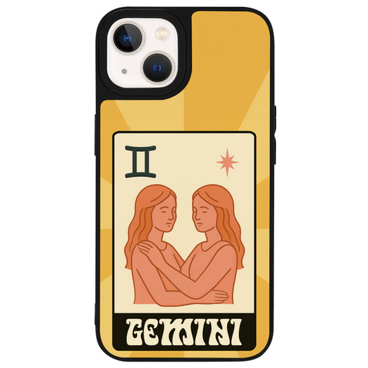 iPhone 14 İkizler Burcu Sun Light Stars Telefon Kılıfı - Popsoketsiz