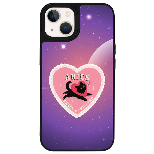 iPhone 14 Koç Burcu Heart In Stars Telefon Kılıfı - Popsoketsiz