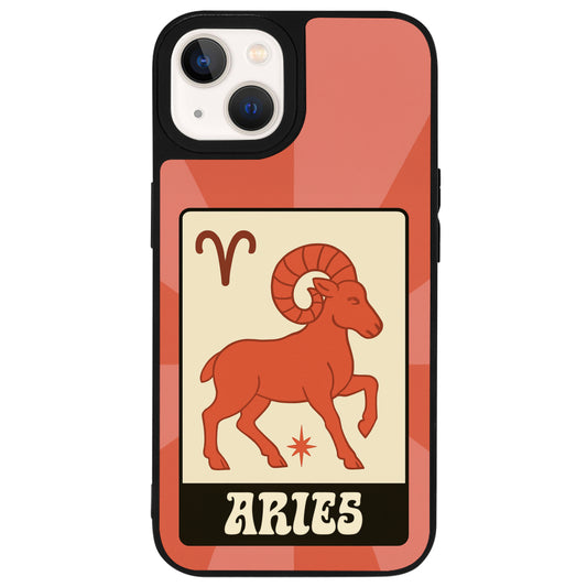 iPhone 14 Koç Burcu Sun Light Stars Telefon Kılıfı - Popsoketsiz