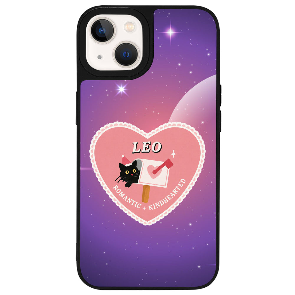 iPhone 15 Plus Aslan Burcu Heart In Stars Telefon Kılıfı - Popsoketsiz