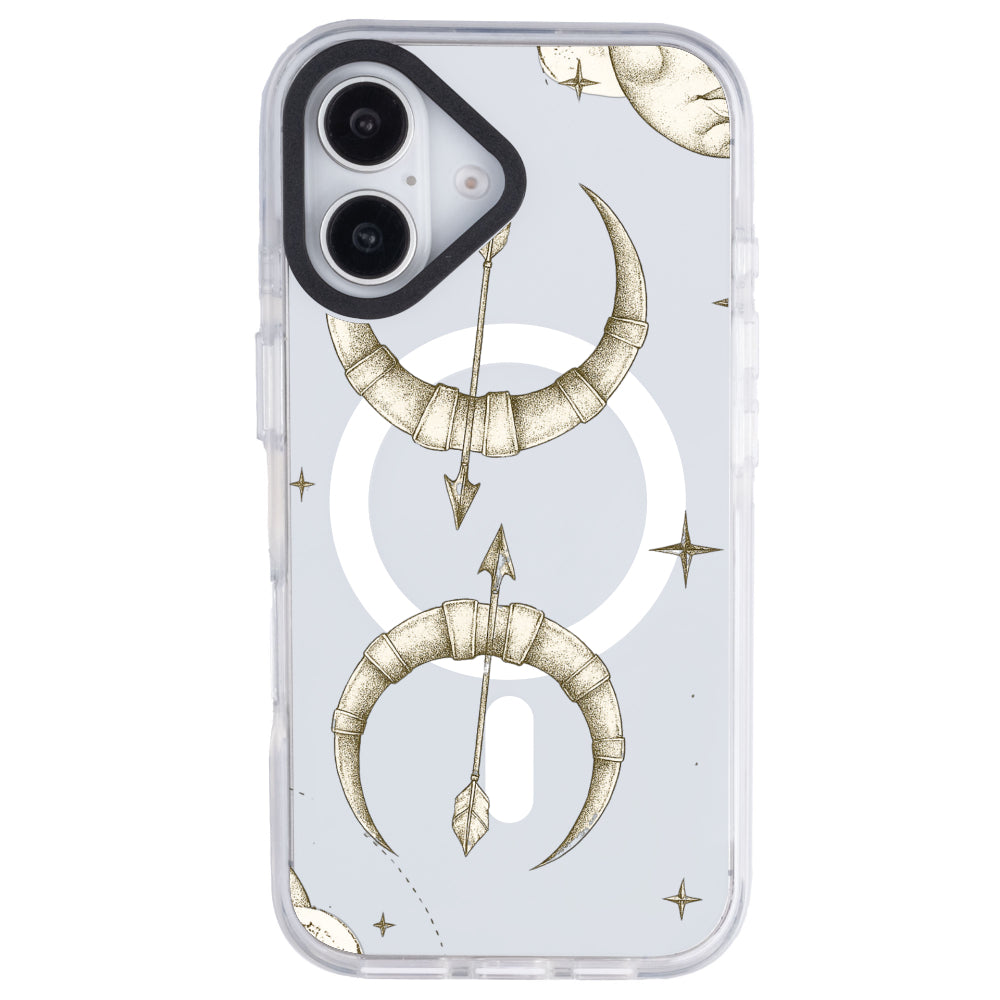 iPhone 16 Yay Burcu Soft Stars Telefon Kılıfı - Beyaz