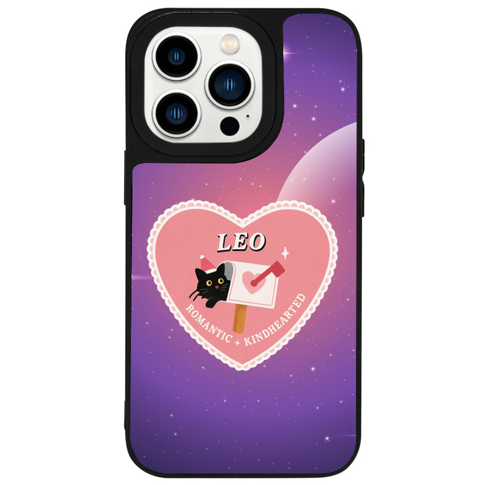 iPhone 16 Pro Aslan Burcu Heart In Stars Telefon Kılıfı - Popsoketsiz