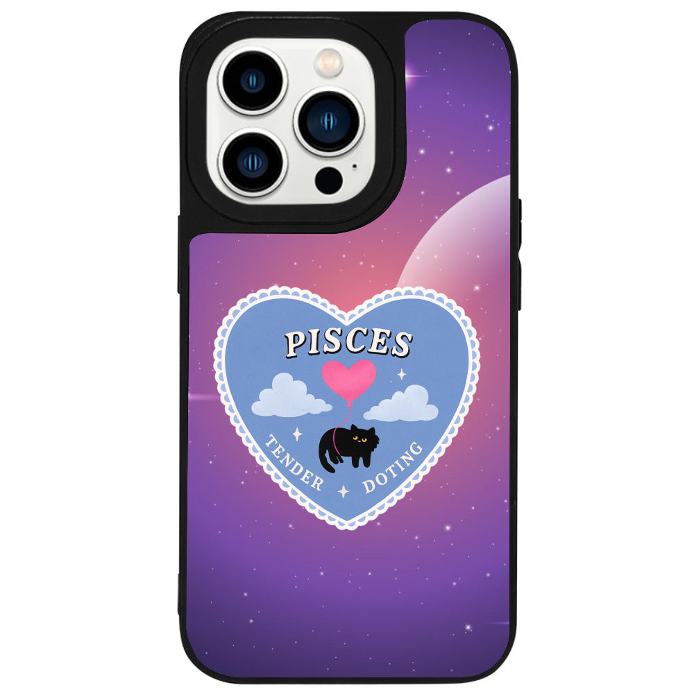 iPhone 16 Pro Balık Burcu Heart In Stars Telefon Kılıfı - Popsoketsiz