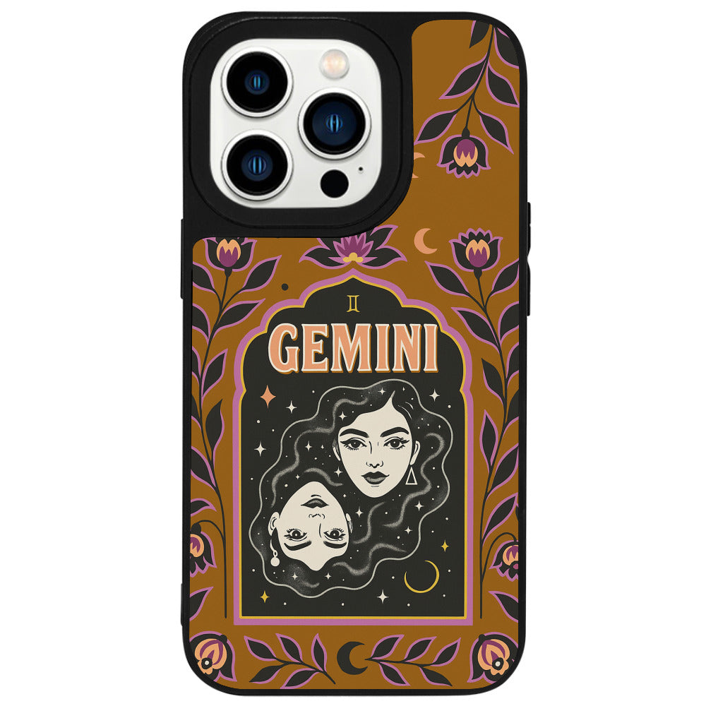 iPhone 16 Pro İkizler Burcu Night Stars Telefon Kılıfı - Popsoketsiz