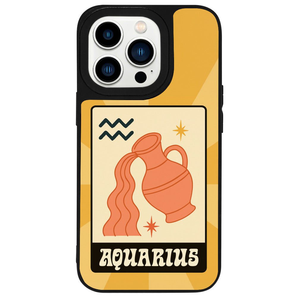 iPhone 16 Pro Kova Burcu Sun Light Stars Telefon Kılıfı - Popsoketsiz