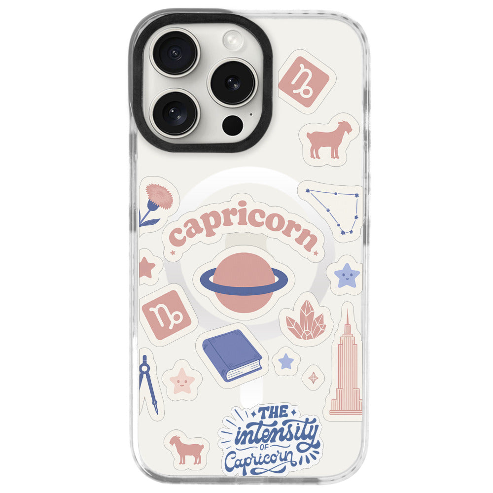 iPhone 16 Pro Oğlak Burcu Sweet Rules Telefon Kılıfı - Beyaz