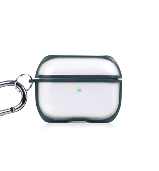 Apple AirPods Pro Dark Green Line Transparent Kılıfı