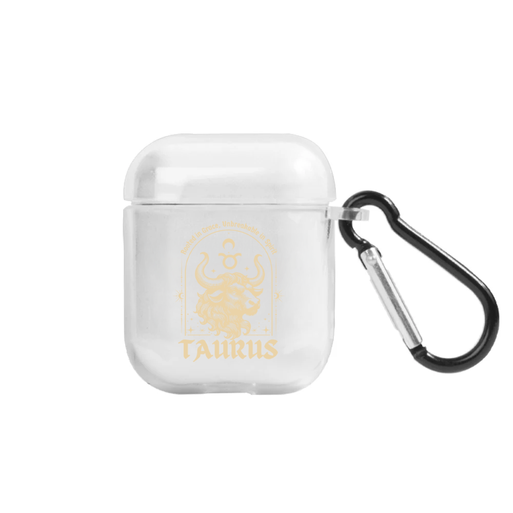Apple AirPods Burçlar Taurus Astrology Şeffaf Kılıf – Deercase
