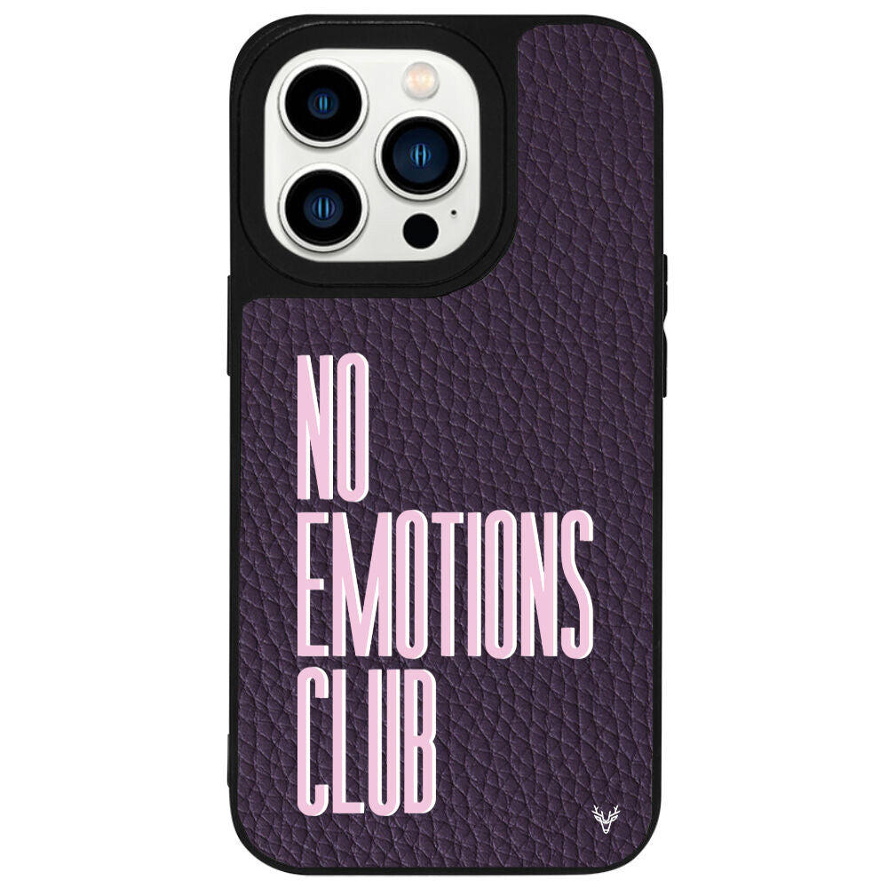 iPhone 16 Pro Max No Emotions Club Telefon Kılıfı Deercase iPhone 16 Pro Max No Emotions Club Telefon Kılıfı Deercase