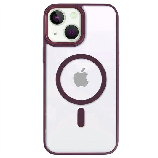 Apple iPhone 14 Lux Magsafe Mürdüm