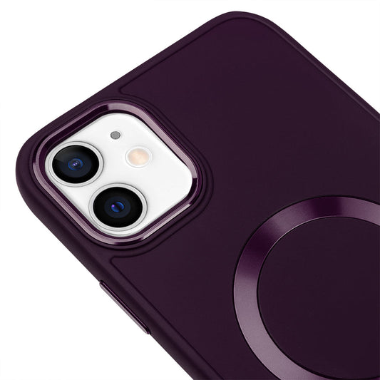 Apple iPhone 11 Renkli Magsafe Case Cherry