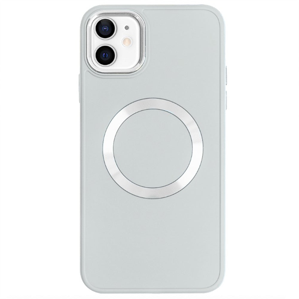 Apple iPhone 11 Renkli Magsafe Case Kırık Beyaz