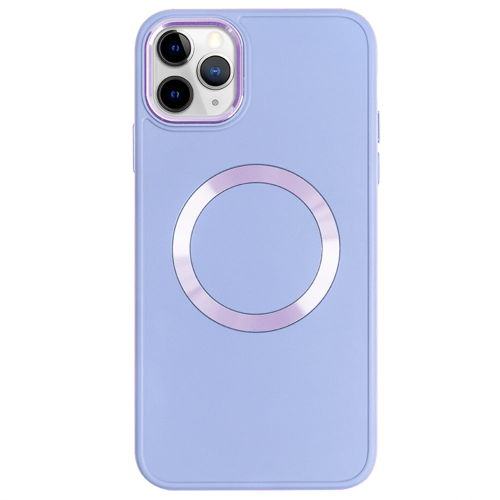 Apple iPhone 11 Pro Renkli Magsafe Case Lila