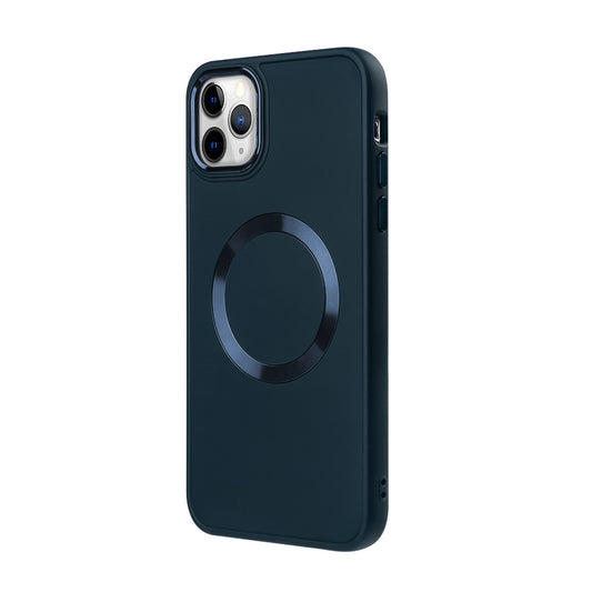 Apple iPhone 15 Pro Max Renkli Magsafe Case Petrol Mavisi